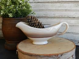 H0MER Laughlin GRAVY B0AT/ U.S.A. Fc/beige/br0wn ST0NEWARE - Etsy Canada