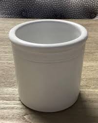 Miller Laurel Farmhouse Pottery Small Crock White Designed ...