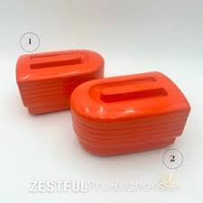 Vintage 1940 HALL China Co Made for Westinghouse Leftover Porcelain Covered Dish Orange Hercules, MCM Lidded Refridgerator Art Deco Storage - Etsy