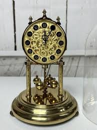 Vintage Caravelle Ornate Dome Clock Germany Plexiglas Quartz | eBay