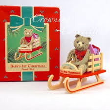Hallmark Keepsake Ornament Baby's First Christmas Baby Girl ...