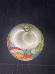 Vintage Hallmark 1978 Santa Claus Satin Ball Ornament Merry Christmas | eBay