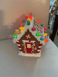 Vintage Light up Musical Gingerbread House-hallmark Keepsake ...