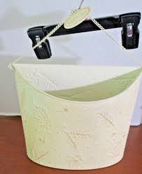 HALLMARK Ivory METAL HOLIDAY CARDS HOLDER EMBOSSED BOUGHS ...