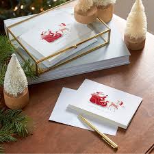 Santa Claus Sleigh Boxed Christmas Cards, Pack of 12 - Boxed ...