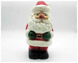 Vintage Mid-Century Large Wax Candle Santa Claus Never Used ...