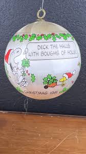 Peanuts Snoopy Woodstock Christmas Ornament Vintage 1981 ...