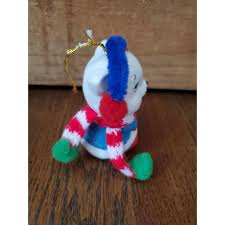 Vintage Chilly Chimer White Cat Porcelain BELL Ornament ...