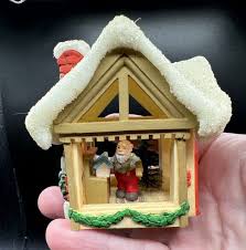 Vintage 1982 Hallmark Santas Workshop Christmas Ornament ...
