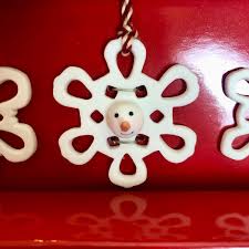 Hallmark Ceramic Snowman Snowflake Ornaments - Set of Six - Etsy