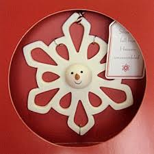 2007 Hallmark VIP Snowman Snowflake Christmas Ornament ...