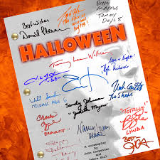 Halloween Movie Script Cast Autographed Signed Reprints ...
