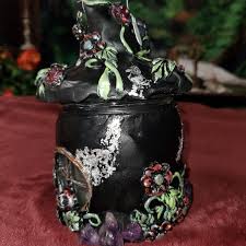 OOAK Handmade Clay Witch House Stash Jar Candle Holder - Etsy