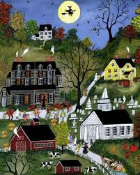 Minus the cows, horse and buggy, this painting (unknown ...