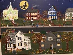 Halloween. Acrylic on board