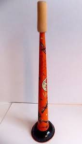 Vintage Halloween Tin Horn Noisemaker by Kirchhof, Newark, NJ - Works | #1482004922