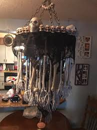 Newest edition… Halloween chandelier ❤️