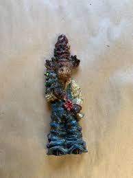 Resin Christmas Magnet Skinny Moose Bell and a Tree | eBay