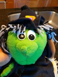 Halloween Witch Plush Green 16" Stuffed Toy, Shiny Shoes | eBay