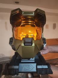 Halo 3 Legendary Edition Master Chief Helmet Display w/ Stand | eBay