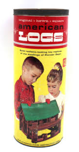 1950s HALSAM Toys CHICAGO IL USA American Logs Play ...