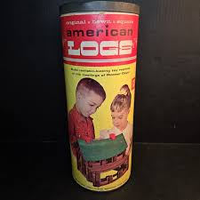 VTG Halsam American Logs Lot Roof Pieces & Assorted Wood ...