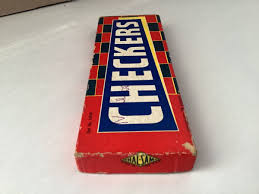 Vintage Red & Black CHECKERS Original Box Set No. 145W ...