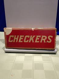 Vintage Wooden Checkers Original Box | eBay