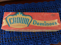 Vintage Halsom Crown Dominos #220~Original Box with All ...