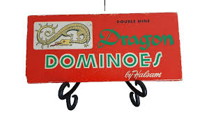 Vintage Double Nine Dragon Dominoes by American Playthings ...