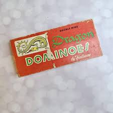 Vintage Dragon Dominoes for Crafts, Missing One - Etsy