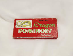 Dragon Dominoes by Halsam Double Nine 55 Pieces in Original ...