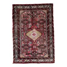 1970s Handmade Vintage Persian Hamadan Rug 2.3' X 3.7 ...