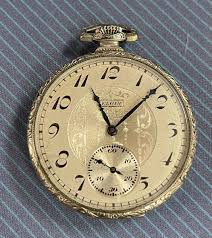 1923 Elgin Grade 303 Model 3 Gold Filled PocketWatch 12 S ...