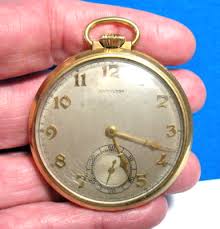 14K GOLD FILLED 1946 HAMILTON 917 POCKET WATCH WORKING | eBay
