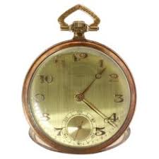 Illinois Two Tone Gold Filled Art Deco Opened Faced Pocket ...