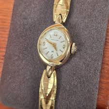 Vintage Hamilton 10K Rolled Gold Plate Bezel Womens Manual ...