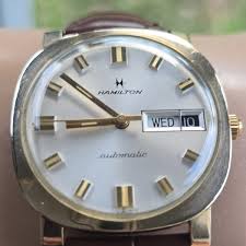 Vintage HAMILTON Day-n-Date 6002 men's automatic watch swiss ...