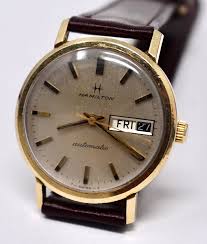 Vintage Mens 1970 Hamilton Day/Date Automatic Wristwatch 10k ...