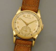 original 10K GOLD ygf 1946 HAMILTON ENDICOTT 987A WATCH ...