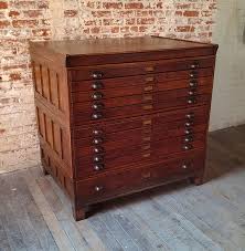 Vintage Flat File Cabinet at 1stDibs | wood flat file cabinet, antique flat file, vintage wood flat file cabinet