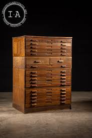 Industrial Antique Four Section Flat File By Hamilton – Industrial Artifacts