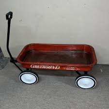 Vintage 1950's Hamilton Greyhound Red Wagon w/ Lifetime Ball ...