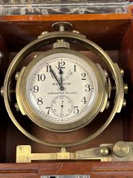Hamilton Watch Co. Chronometer Ship's Clock In Box 1942 model 22 - 21 | eBay