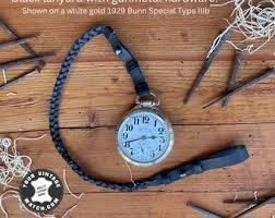 Buy Handmade Kangaroo Leather Pocket Watch Lanyard: Wear Your Pocket Watch With Jeans! Online in India - Etsy