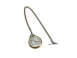 Sold at Auction: Elgin Pocket Watch on Chain - Railroad Grade