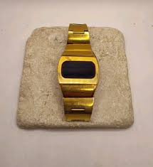 Vintage Hamilton 865 Men's Gold Tone Digital LED Display Watch 992476 | eBay