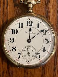 Hamilton Pocket Watch,978l, With Chain & Fob, 16S, Railroad ...