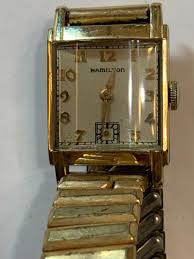 SM) Hamilton 982 19 Jewel Non Shock watch with attached ...