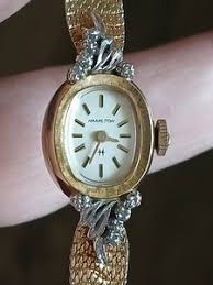 Vintage Hamilton Ladies Diamond Watch | eBay
